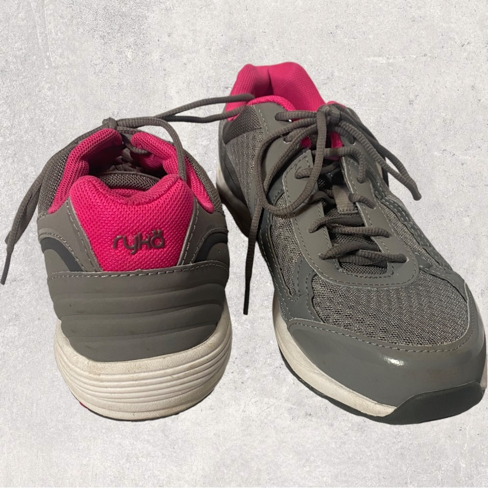 Ryka Women's Dash 3 Walking Shoe Pink & Gray Size 11W Sneakers
